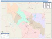 Fremont <br /> Wall Map <br /> Color Cast Style 2025 Map
