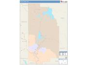 Teton <br /> Wall Map <br /> Color Cast Style 2025 Map