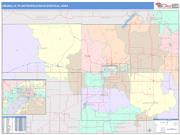 Amarillo <br /> Wall Map <br /> Color Cast Style 2025 Map