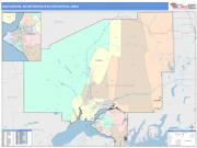 Anchorage <br /> Wall Map <br /> Color Cast Style 2025 Map