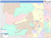 Boulder <br /> Wall Map <br /> Color Cast Style 2024 Map