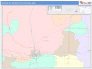 Cheyenne <br /> Wall Map <br /> Color Cast Style 2025 Map