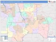 Columbus <br /> Wall Map <br /> Color Cast Style 2025 Map