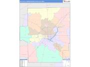 Decatur <br /> Wall Map <br /> Color Cast Style 2025 Map