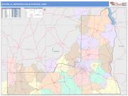 Dothan <br /> Wall Map <br /> Color Cast Style 2025 Map