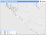 El Paso <br /> Wall Map <br /> Color Cast Style 2025 Map