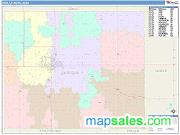 Enid <br /> Wall Map <br /> Color Cast Style 2025 Map