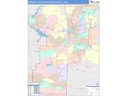 Fort Smith <br /> Wall Map <br /> Color Cast Style 2025 Map