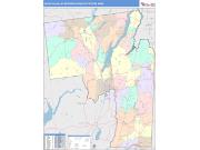 Glens Falls <br /> Wall Map <br /> Color Cast Style 2025 Map