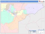 Grand Junction <br /> Wall Map <br /> Color Cast Style 2025 Map