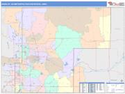 Greeley <br /> Wall Map <br /> Color Cast Style 2025 Map