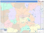 Jackson <br /> Wall Map <br /> Color Cast Style 2025 Map
