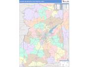 Jackson <br /> Wall Map <br /> Color Cast Style 2025 Map