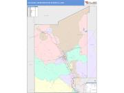 Las Cruces <br /> Wall Map <br /> Color Cast Style 2025 Map