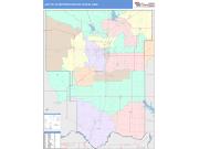 Lawton <br /> Wall Map <br /> Color Cast Style 2025 Map
