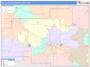 Lima <br /> Wall Map <br /> Color Cast Style 2025 Map