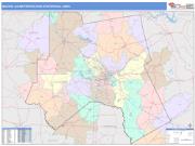Macon <br /> Wall Map <br /> Color Cast Style 2025 Map
