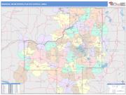 Madison <br /> Wall Map <br /> Color Cast Style 2025 Map