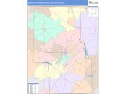 Mansfield <br /> Wall Map <br /> Color Cast Style 2025 Map