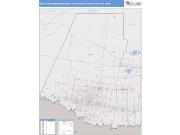 McAllen-Edinburg-Mission <br /> Wall Map <br /> Color Cast Style 2025 Map