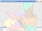 Missoula <br /> Wall Map <br /> Color Cast Style 2025 Map
