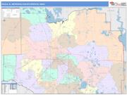 Ocala <br /> Wall Map <br /> Color Cast Style 2025 Map