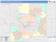 Rapid City <br /> Wall Map <br /> Color Cast Style 2025 Map