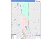 Reno <br /> Wall Map <br /> Color Cast Style 2025 Map