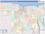 Rochester <br /> Wall Map <br /> Color Cast Style 2025 Map