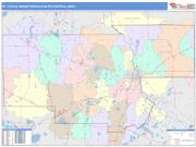 St. Cloud <br /> Wall Map <br /> Color Cast Style 2025 Map