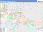 Salem <br /> Wall Map <br /> Color Cast Style 2025 Map