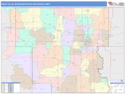 Sioux Falls <br /> Wall Map <br /> Color Cast Style 2025 Map