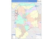 Stockton-Lodi <br /> Wall Map <br /> Color Cast Style 2025 Map
