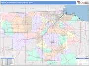 Toledo <br /> Wall Map <br /> Color Cast Style 2025 Map