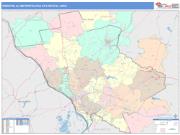 Trenton <br /> Wall Map <br /> Color Cast Style 2025 Map