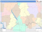 Manhattan <br /> Wall Map <br /> Color Cast Style 2024 Map