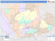 Williamsport <br /> Wall Map <br /> Color Cast Style 2025 Map