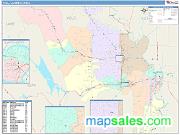 Yolo <br /> Wall Map <br /> Color Cast Style 2025 Map