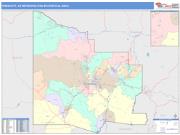 Prescott <br /> Wall Map <br /> Color Cast Style 2025 Map