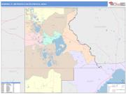 Sebring <br /> Wall Map <br /> Color Cast Style 2024 Map