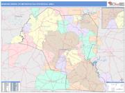 Bowling Green <br /> Wall Map <br /> Color Cast Style 2025 Map