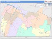 Cleveland <br /> Wall Map <br /> Color Cast Style 2025 Map