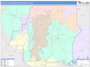 Dalton <br /> Wall Map <br /> Color Cast Style 2025 Map
