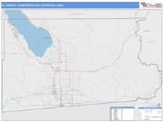 El Centro <br /> Wall Map <br /> Color Cast Style 2025 Map