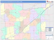 Grand Island <br /> Wall Map <br /> Color Cast Style 2025 Map