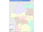 Grants Pass <br /> Wall Map <br /> Color Cast Style 2025 Map