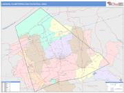 Lebanon <br /> Wall Map <br /> Color Cast Style 2025 Map