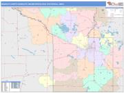 Mankato-North Mankato <br /> Wall Map <br /> Color Cast Style 2025 Map