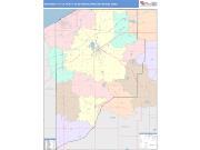 Michigan City-La Porte <br /> Wall Map <br /> Color Cast Style 2025 Map