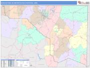 Morgantown <br /> Wall Map <br /> Color Cast Style 2025 Map